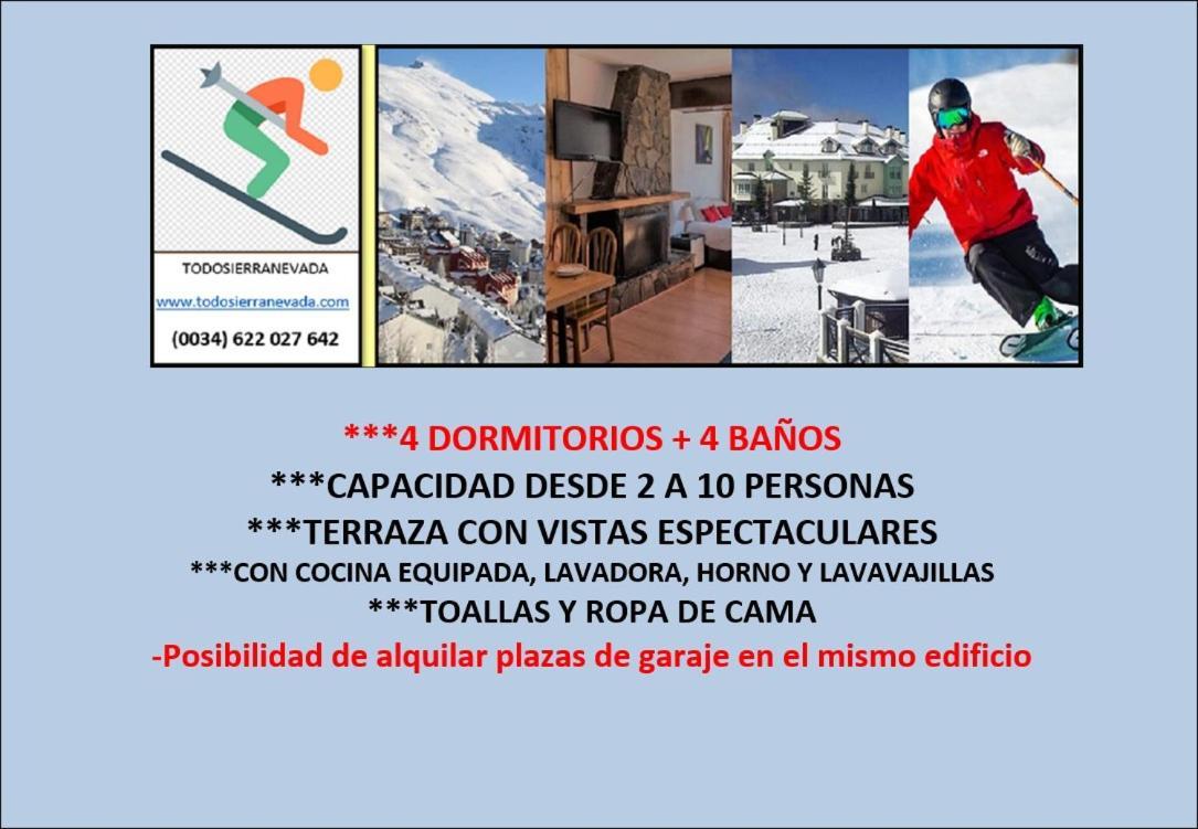 Todosierranevada - Duplex 4 Dormitorios - Vistas Espectaculares A La Montana Сьерра-Невада Экстерьер фото